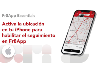 Cómo activar la ubicación en tu iPhone para habilitar el seguimiento en Fr8App.